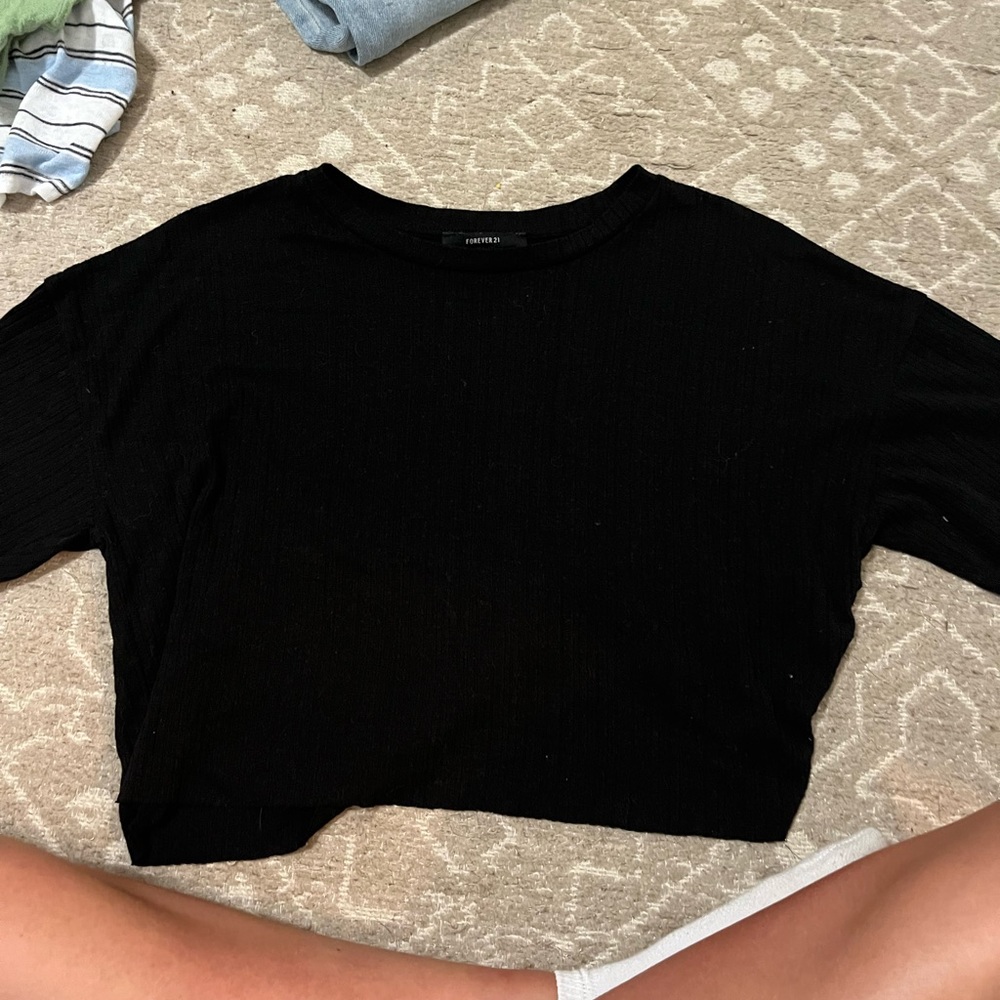 Forever 21 ribbed crop top